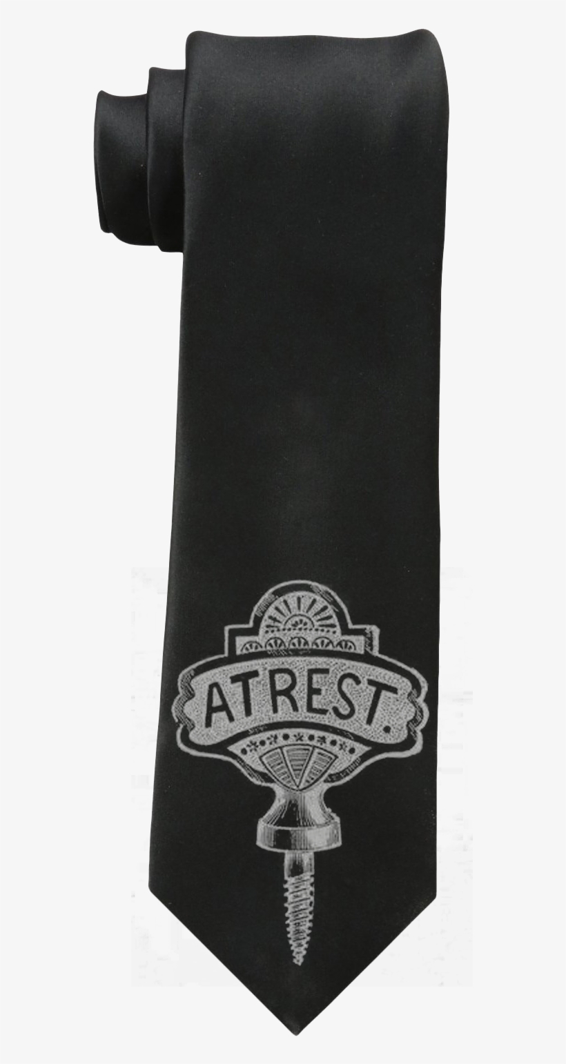 Atrest Tie V=1462559932 - Se7en Deadly At Rest Necktie Charcoal, transparent png download