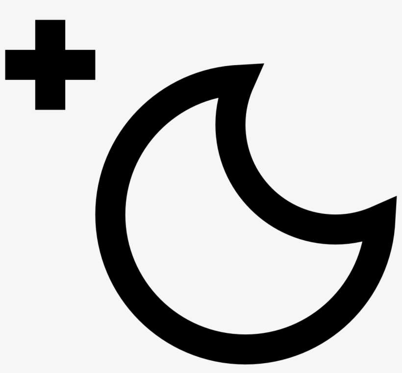 Moon Icon Png - Crescent, transparent png download