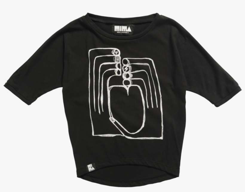 Mini & Maximus Heart Hands Fashion Tee - Active Shirt, transparent png download