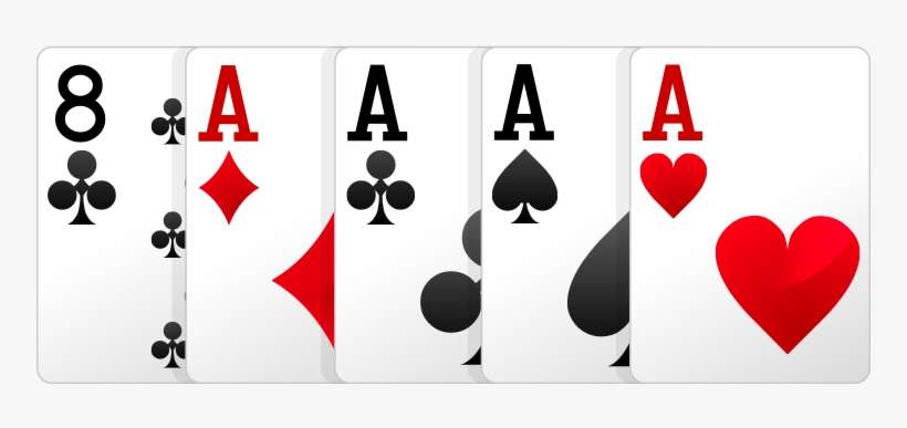Four Of A Kind - Poker Kartu Four Of Kind, transparent png download