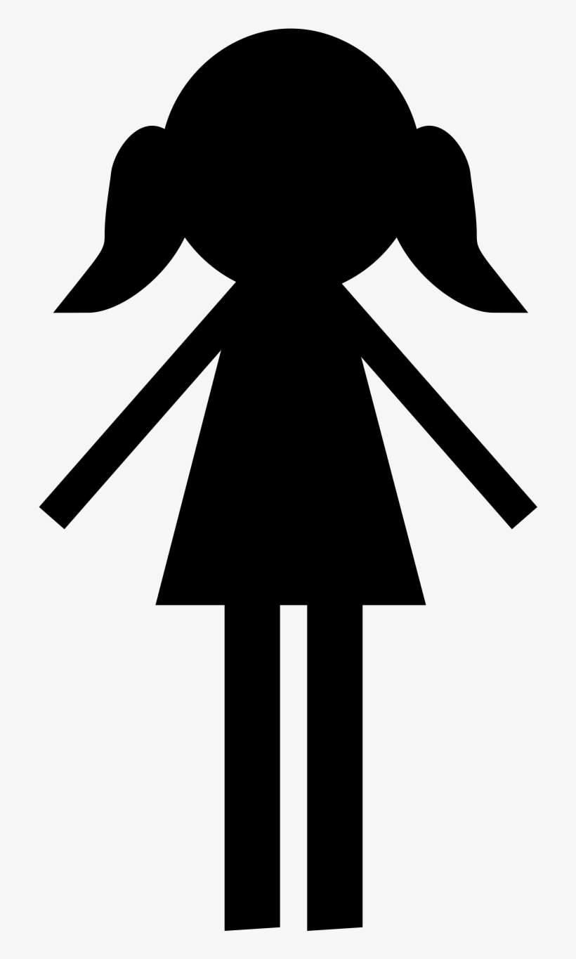 Big Image - Little Girl Clipart, transparent png download