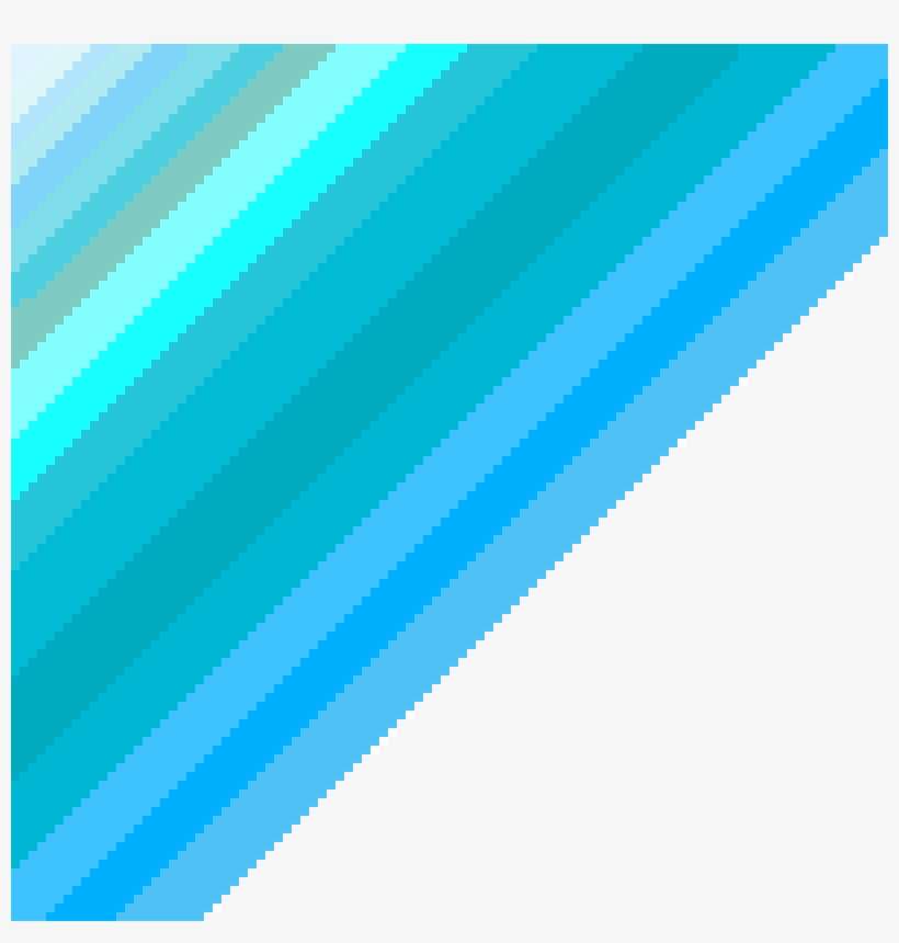 Blue Gradient Pixil Art - Now Designs Hemstitch Cotton Napkins, Bulk Set, transparent png download