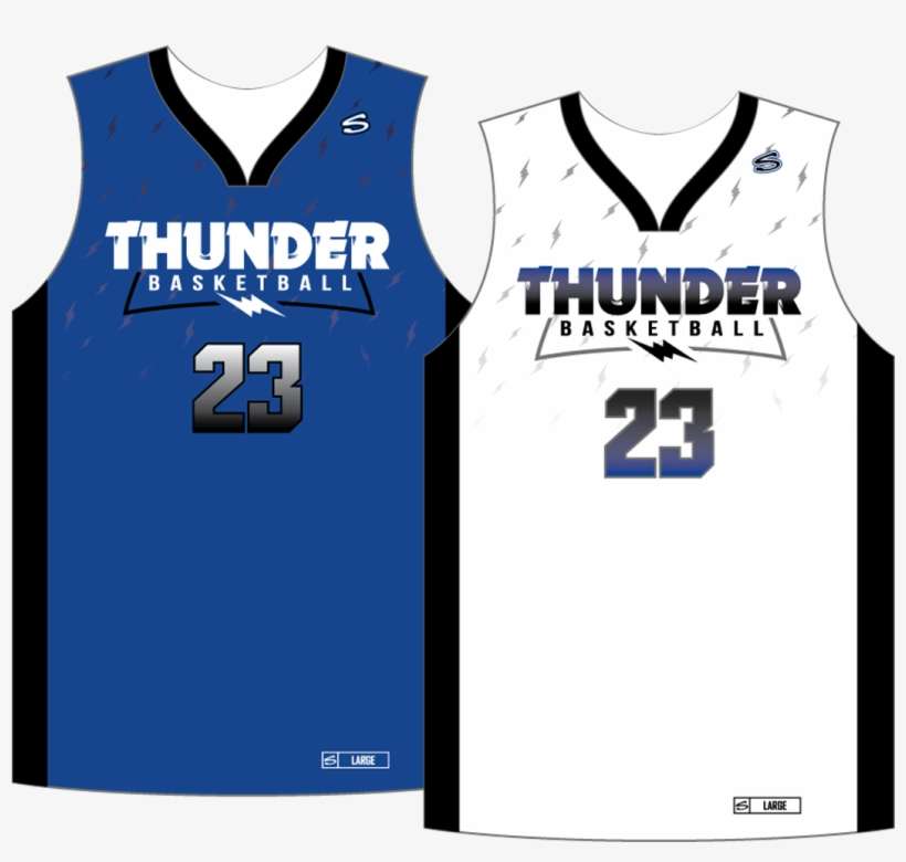 Northwest Thunder Hoops Reversible Jersey *adult/youth* - Thunder Uniforms Football, transparent png download