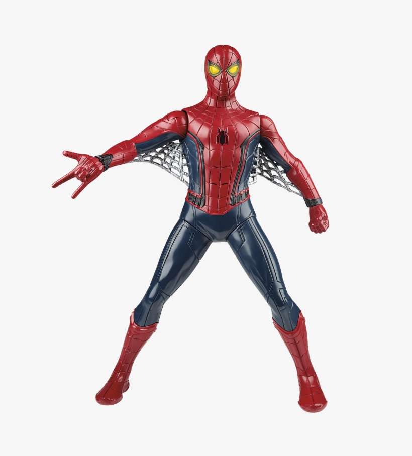 Homecoming 15 Inch Tech Suit Spider Man Figure - Spiderman With Web Arms, transparent png download