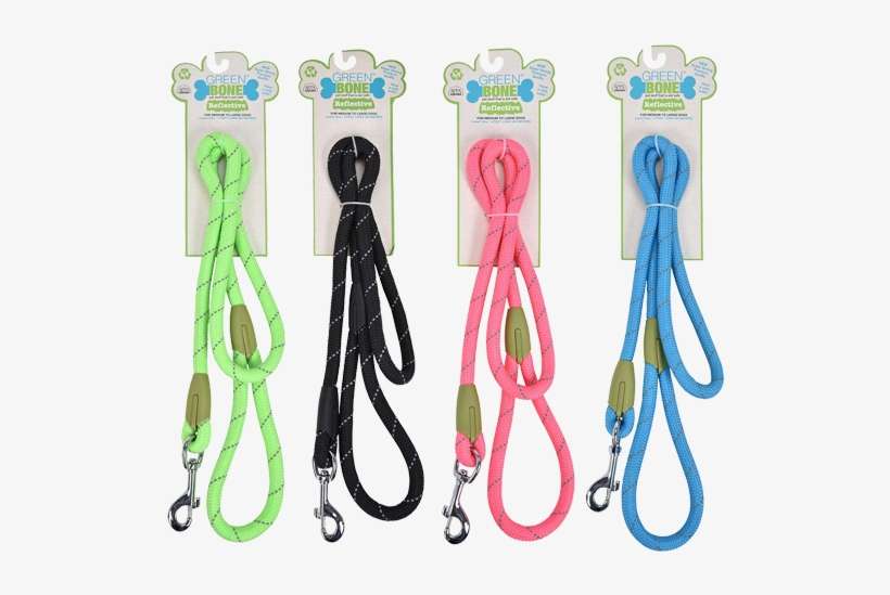 Greenbone Reflective Rope Leash 4ft - Pet, transparent png download