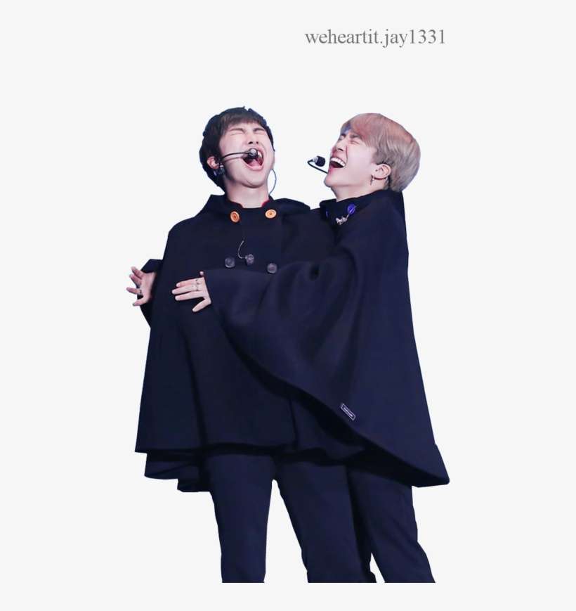 Bts, Jimin, And Namjoon Image - Minjoon Hug, transparent png download