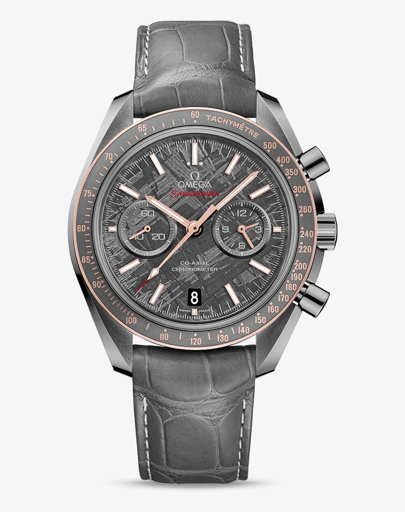Moonwatch Omega Co-axial Chronograph - Omega Speedmaster Moonwatch Meteorite, transparent png download