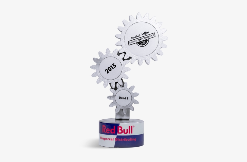 Redbull - Custom Trophies With Gears, transparent png download