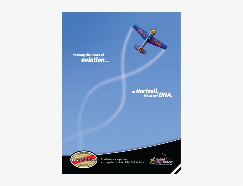 Template Print Material Hartzell Dna Redbull Air Race - Dna Ads Print, transparent png download