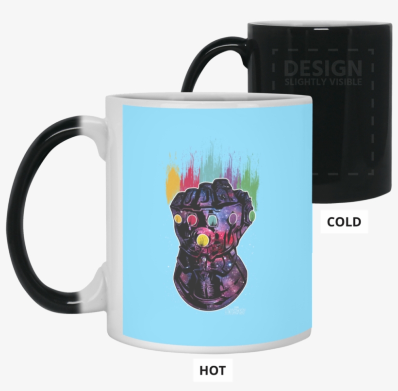 Marvel Infinity War Galaxy Paint Gauntlet - Mug, transparent png download
