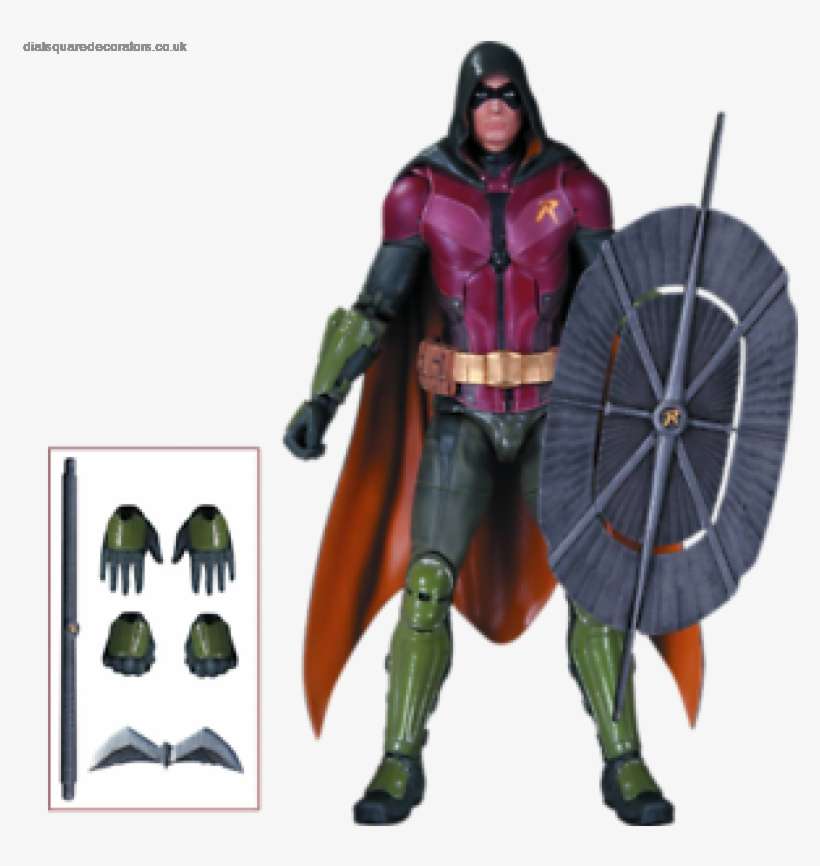 Arkham Knight Robin Action Figure Dccjun150342 - Robin Action Figures, transparent png download