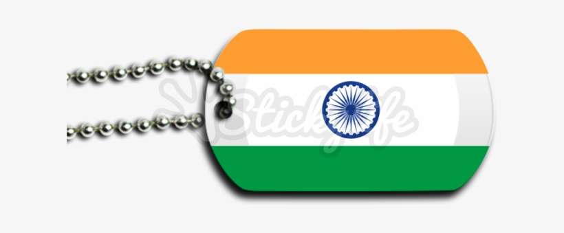 India Dog Tag - India Flag, transparent png download