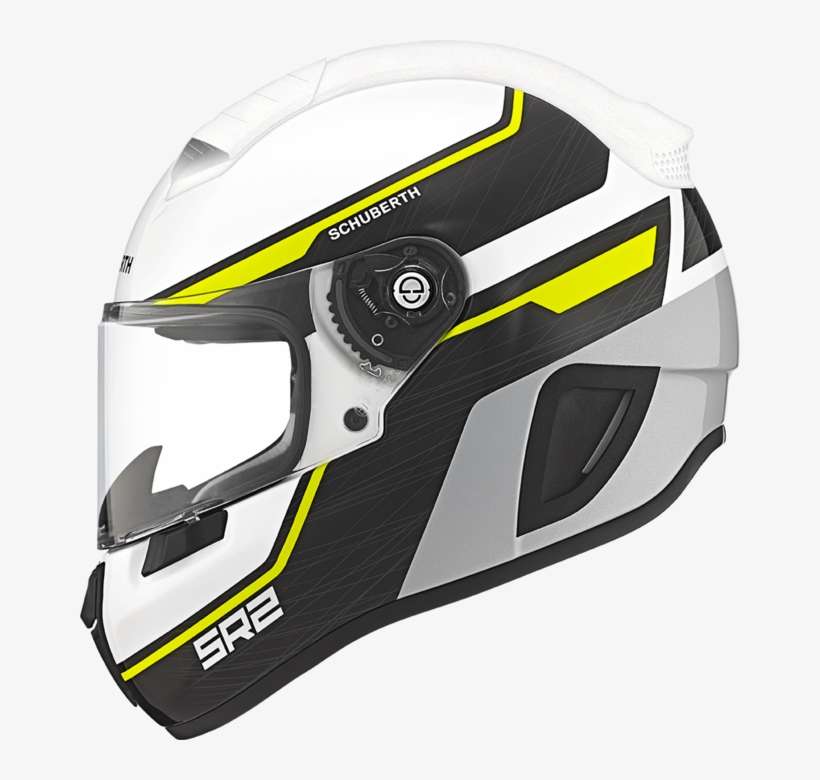 Schuberth Sr2 Lightning Helmet Yellow,sr2 Outlet Sale - Schuberth Sr2 Lightning Red, transparent png download
