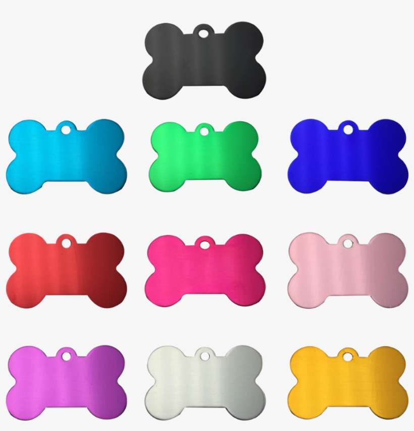 Manufacturer Custom Metal Anodized Aluminum Blank <strong>dog</strong> - Sticker, transparent png download