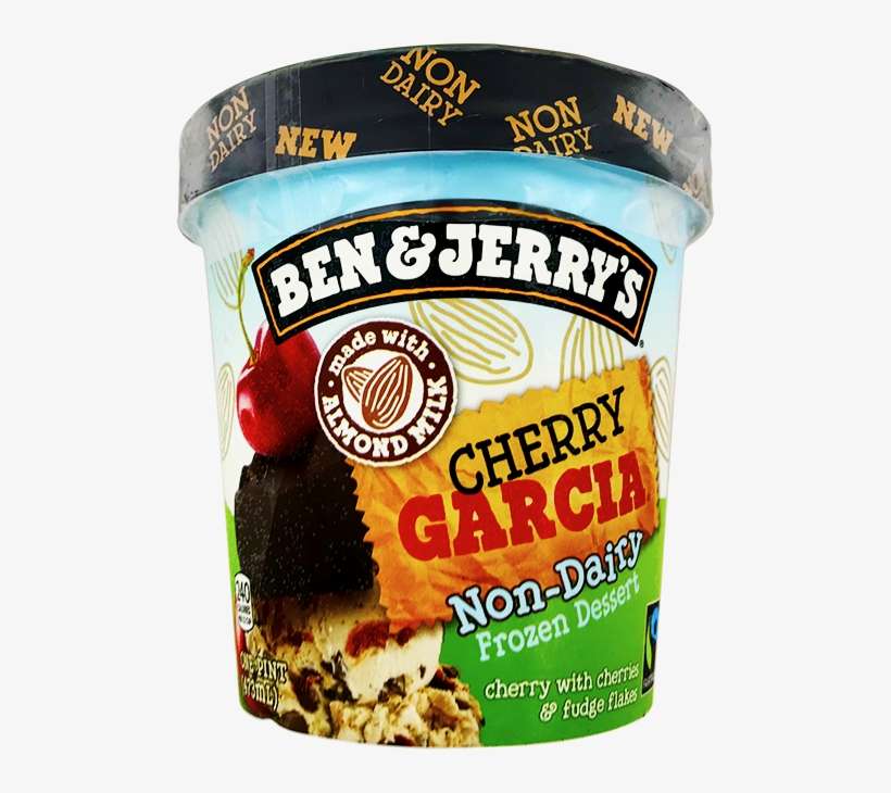 Ben & Jerry's Non-dairy Cherry Garcia Frozen Dessert - Ben & Jerrys Non-dairy Frozen Dessert, Cherry Garcia, transparent png download