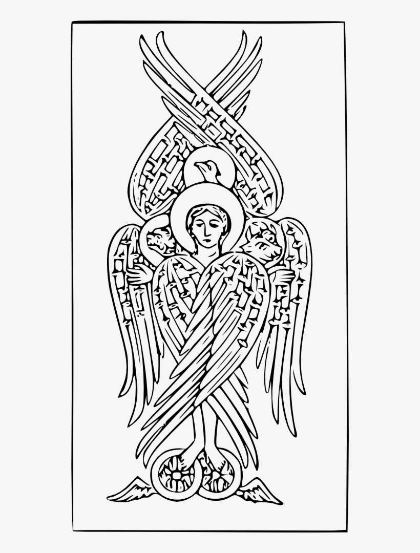 Angel On Two Wheels - Angel Tetramorph, transparent png download