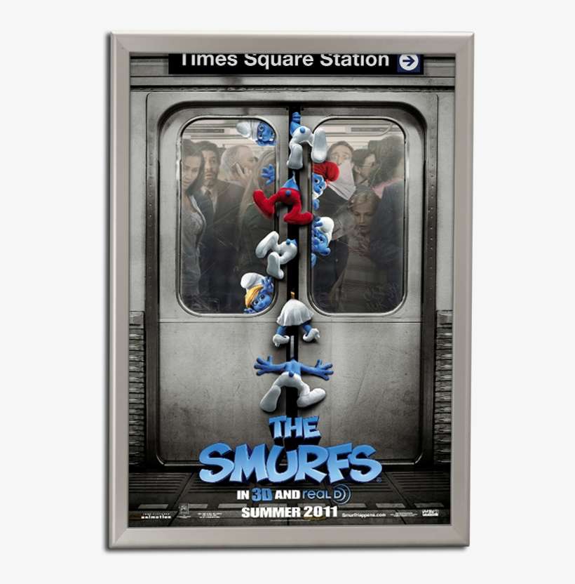 Contemporary Series Poster Marquee - Smurfs, transparent png download