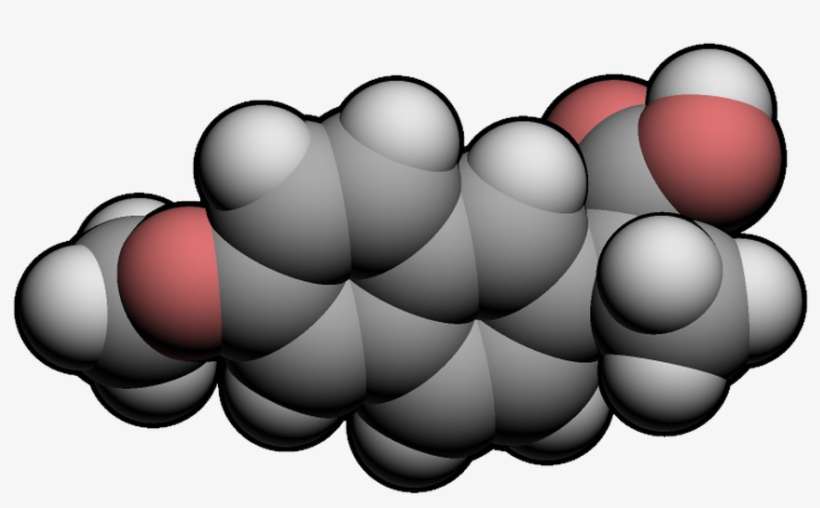 A Chemical Illustration Of Naproxen, Whose Trade Names - Algixene Naproxen 250 Mg, transparent png download
