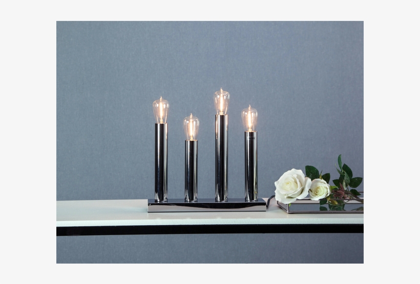 Candlestick Glans - Led Lamp, transparent png download