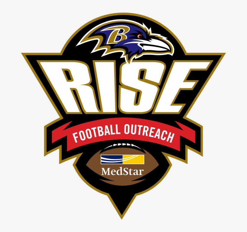 Rise Football Outreach - Baltimore Ravens, transparent png download