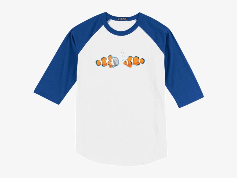 Clownfish Raglan Baseball T-shirt - Alzheimer Awareness Alzheimer's Shirt Design, transparent png download