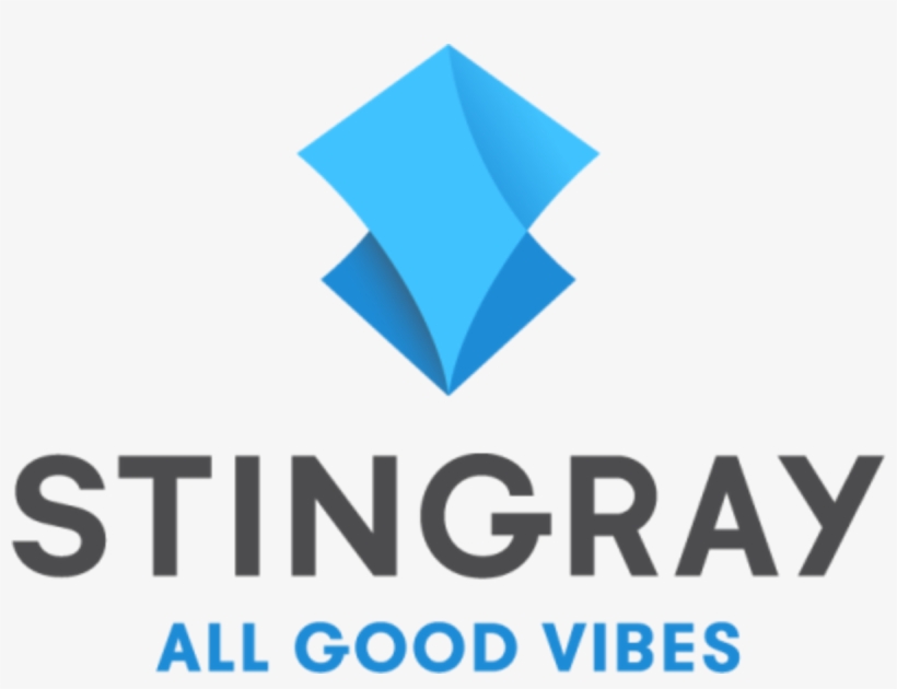 Stingray Logo Tagline Vertical En Web - Stingray Music Logo, transparent png download
