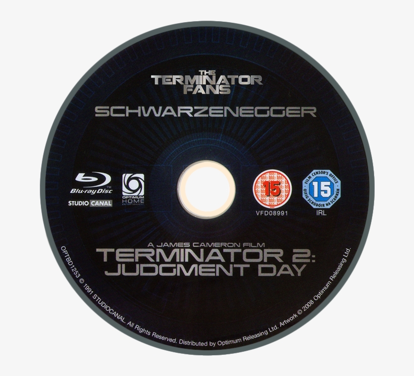 Terminator 2 Blu-ray - Terminator 2 - Judgment Day, transparent png download