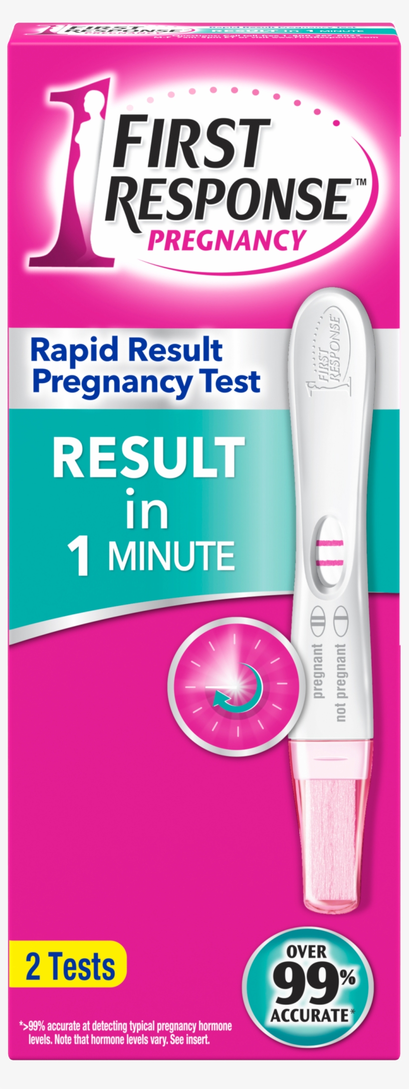 Rapid Result Pregnancy Test - First Response Test And Confirm, transparent png download