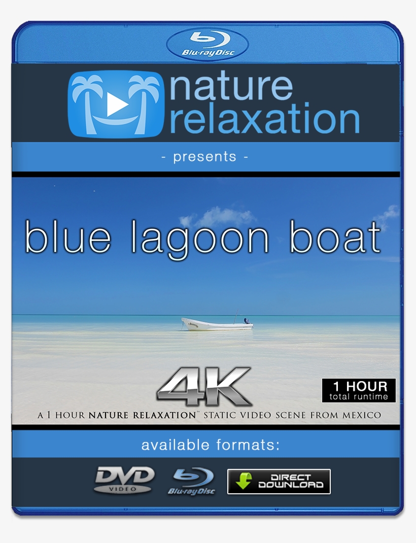 "blue Horizons" 1 Hr 4k Nature Relaxation Color Therapy - Blue Lagoon Northern Lights 4k, transparent png download
