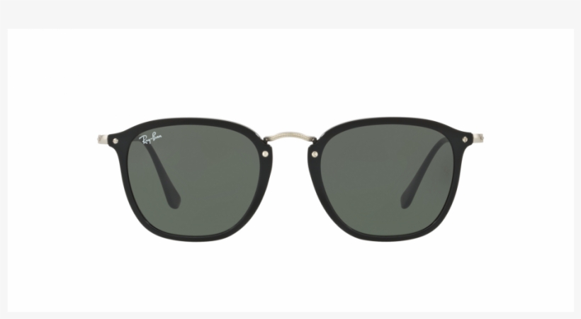 Zoom - Ray Ban Rb2448n Sunglasses - Black 901 - Size 51, transparent png download