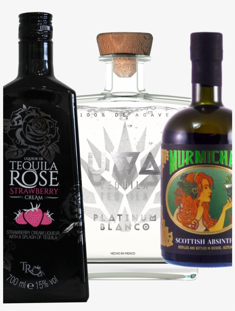 Rose Tequila, Strawberry Cream - 750 Ml Bottle, transparent png download