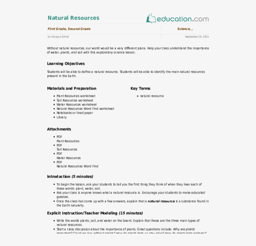 Plants, Animals & The Earth - Digestive System Lesson Plan, transparent png download