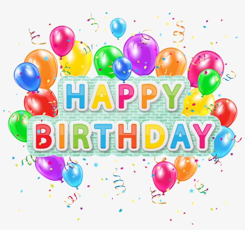 Visit - Happy Birthday Text Png, transparent png download