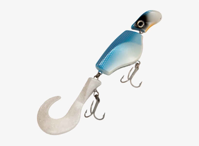 Headbanger Lures - Headbanger Tail Floating | Plug | Blue/silver | 23cm, transparent png download