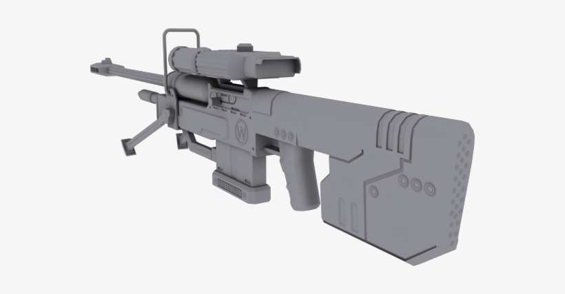 Halo 3 Sniper Rifle - Firearm, transparent png download