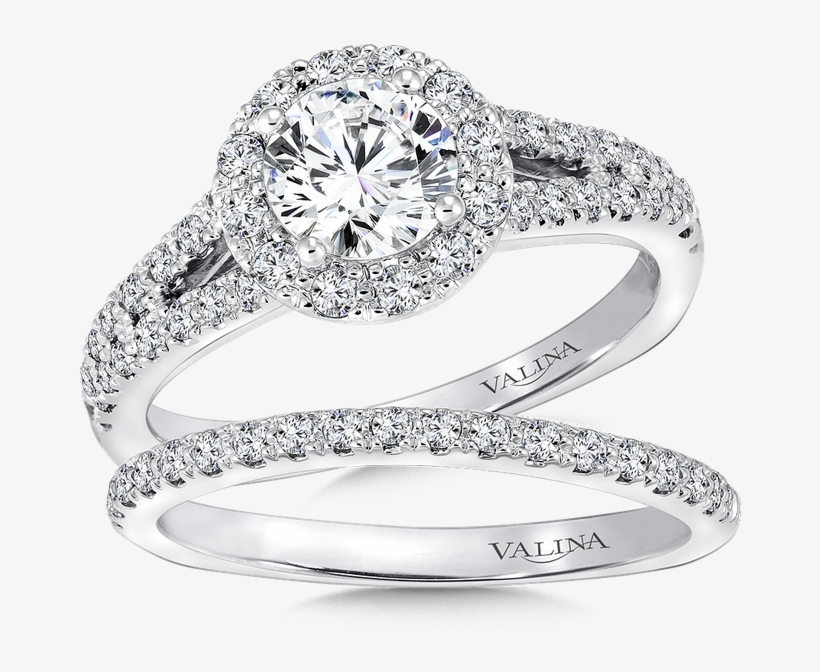 Valina Round Halo Mounting - Valina Engagement Ring Mounting | Size: 6.50, transparent png download