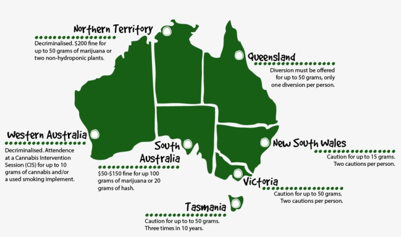 Australian Weed Maps Cannabis - 458 4584929 Australian Cannabis Laws Infographic Weed Legal States In 
