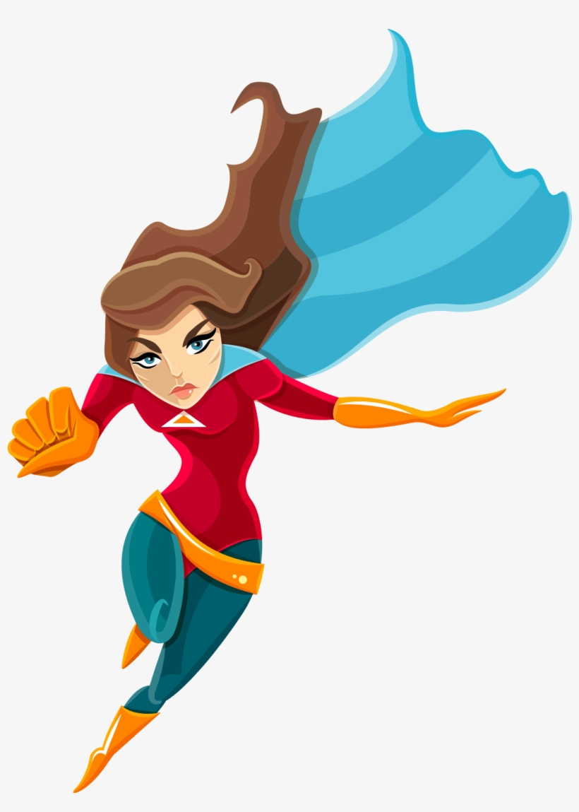 Third Party Databases - Superwoman Vector, transparent png download