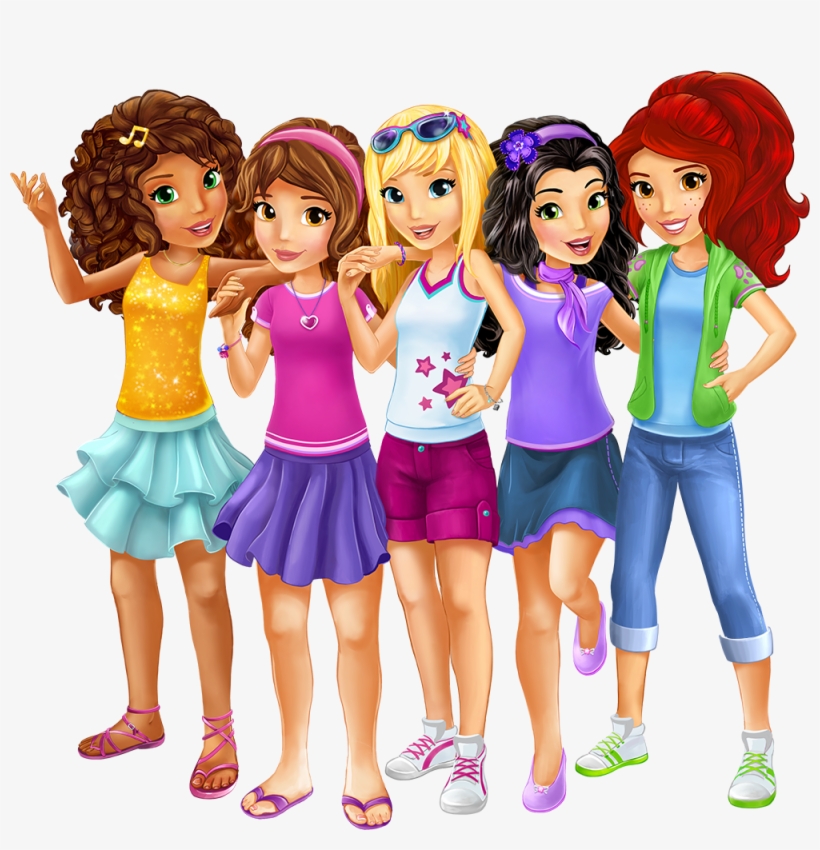 Friends, Png V - Лего Френдс Девочки, transparent png download
