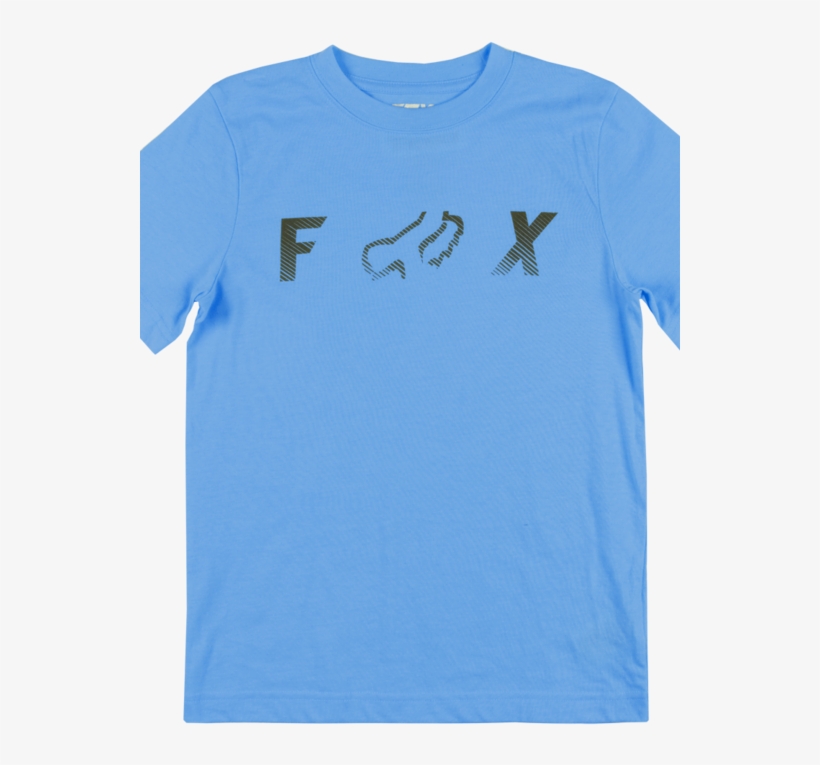 Boys Fox Racing Logo Tee Youth Kids T-shirt Moto Bmx - T-shirt, transparent png download