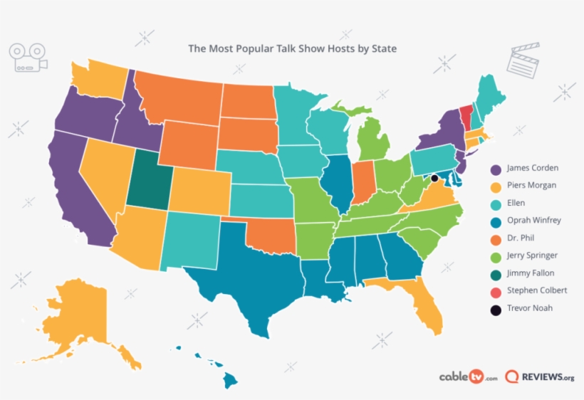 Talk Show Host Map - Biden Vs Trump Electoral Map, transparent png download