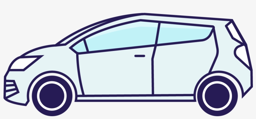 Tony - Normal Hackback Car Top View Icon Png, transparent png download