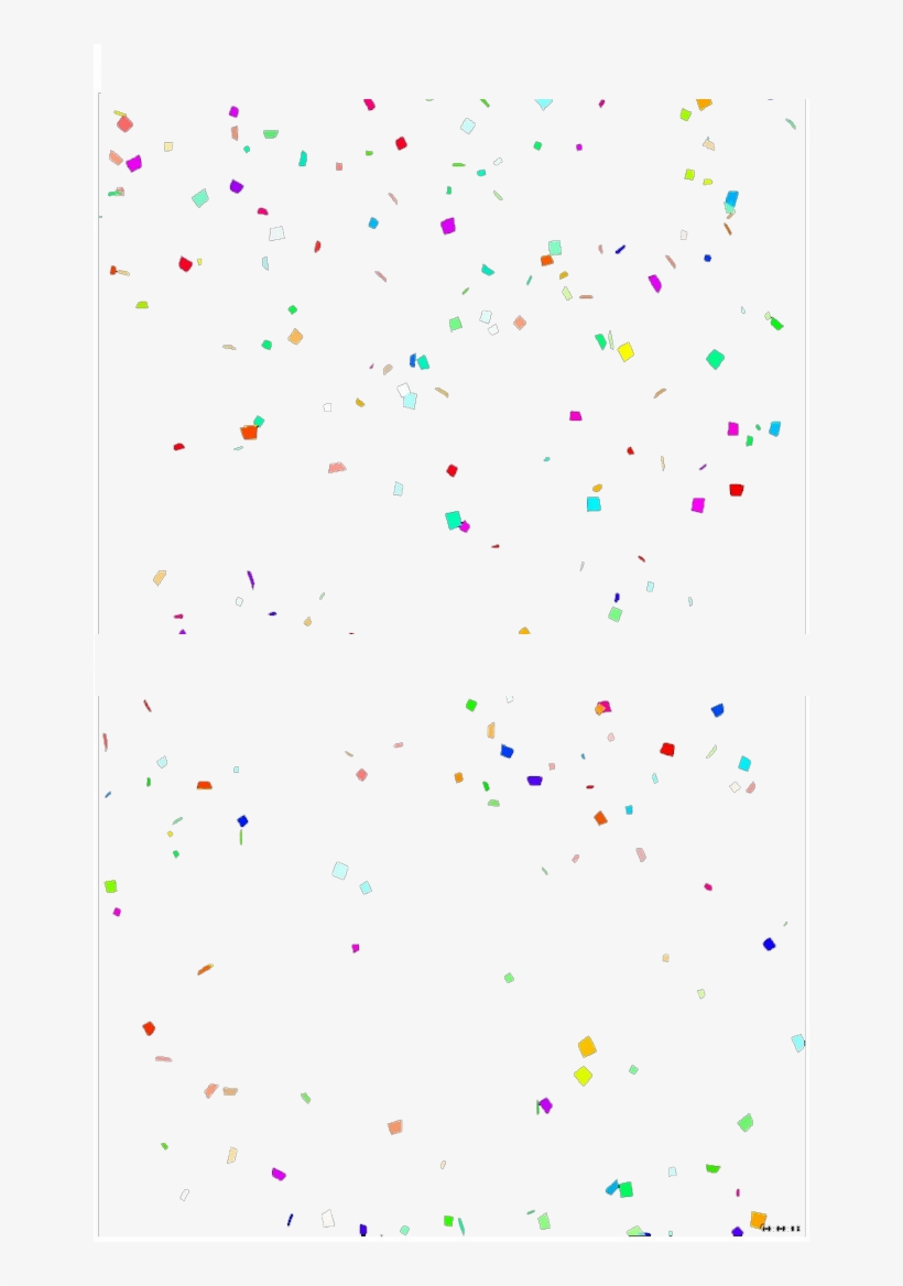 Falling Confetti Png Clip Black And White Library - Portable Network Graphics, transparent png download