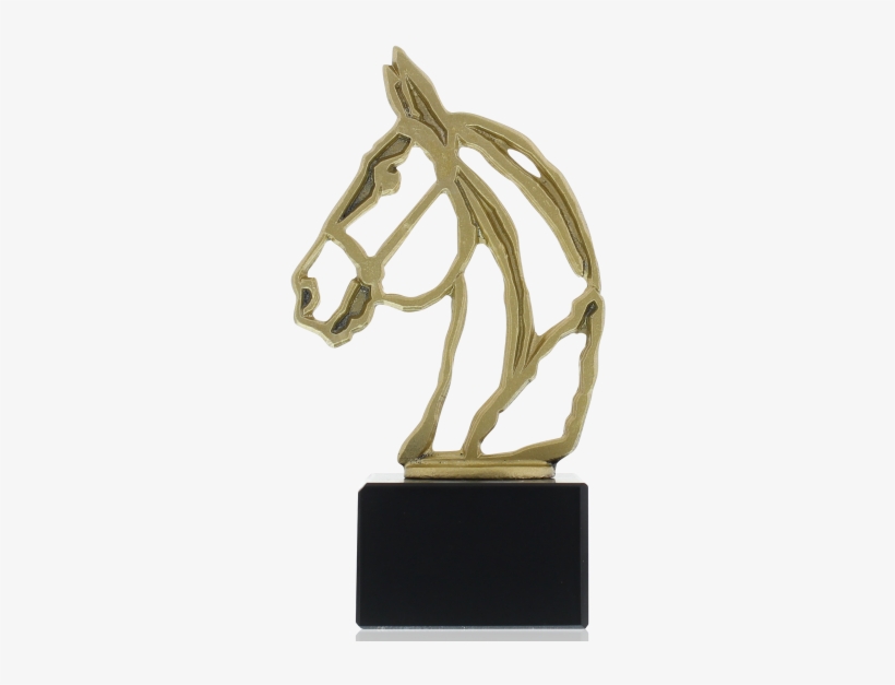 Outline Figure Horse 16,0cm Gold-coloured - Trophy, transparent png download