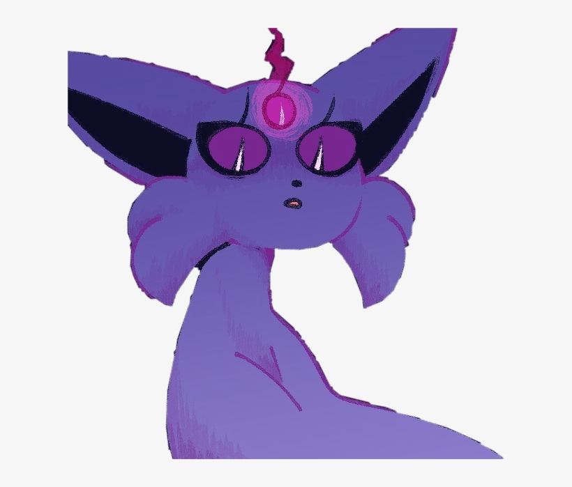 Espeon Pokemon Pocket Monsters Evil Spooky Eevee Eeveel - Evil Espeon, transparent png download