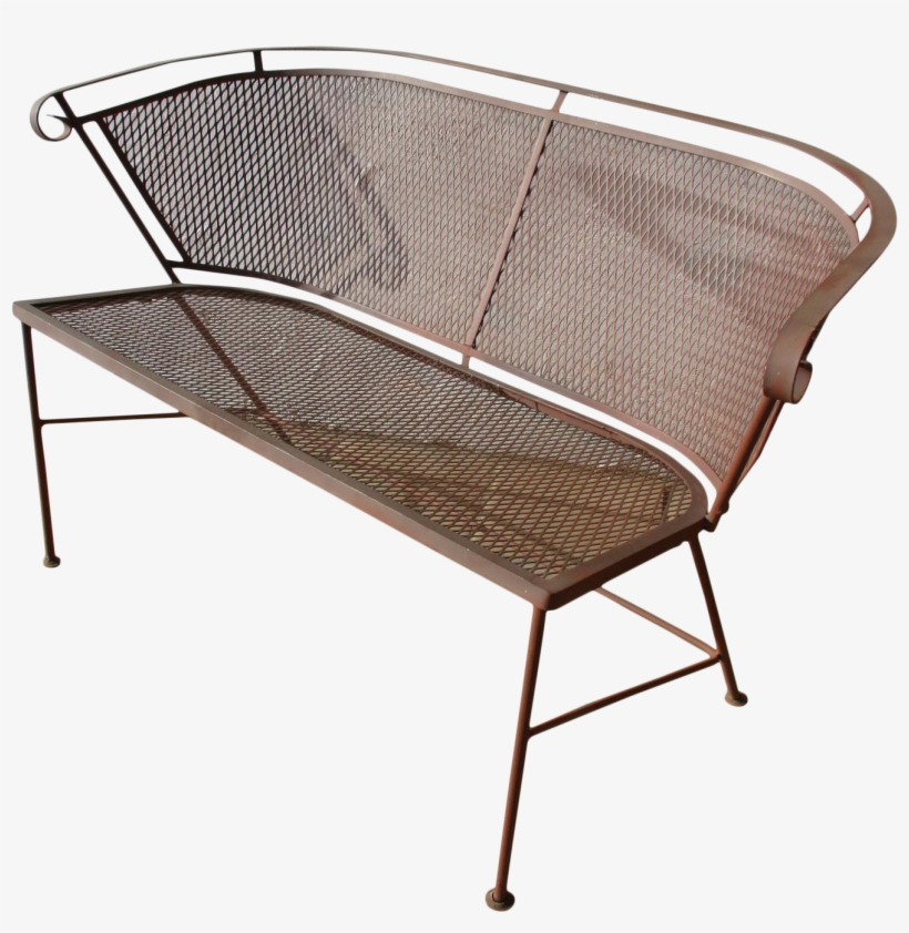 Mid Century Mesh Patio Sofa Chair Furniture - Chair, transparent png download