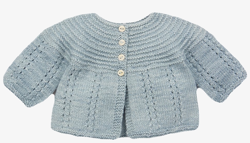 Misha & Puff Layette Pram Cardigan, Indigo - Cardigan, transparent png download