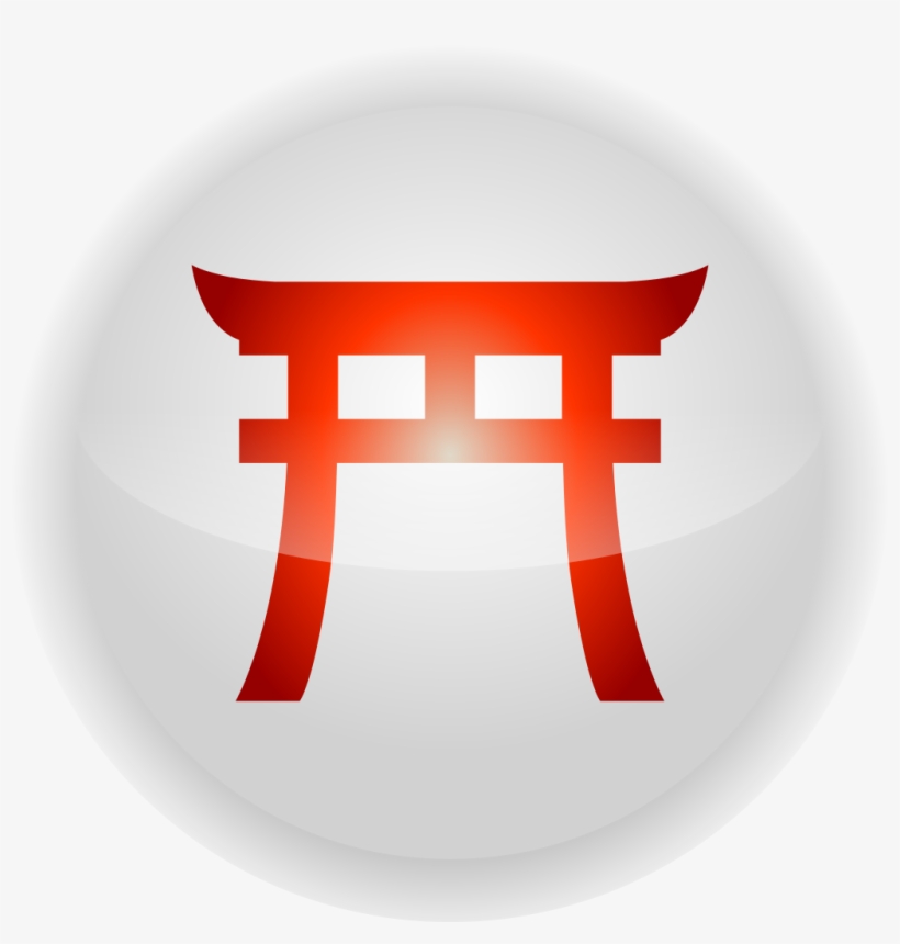 Shinto Torii Icon Vermillion - Shinto Religion, transparent png download