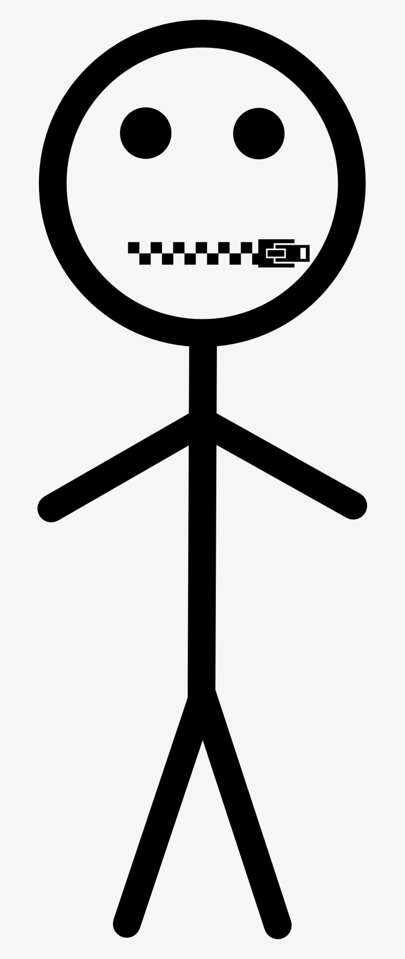 Stick Figure Png Grey - Plantillas De Ahorcado, transparent png download
