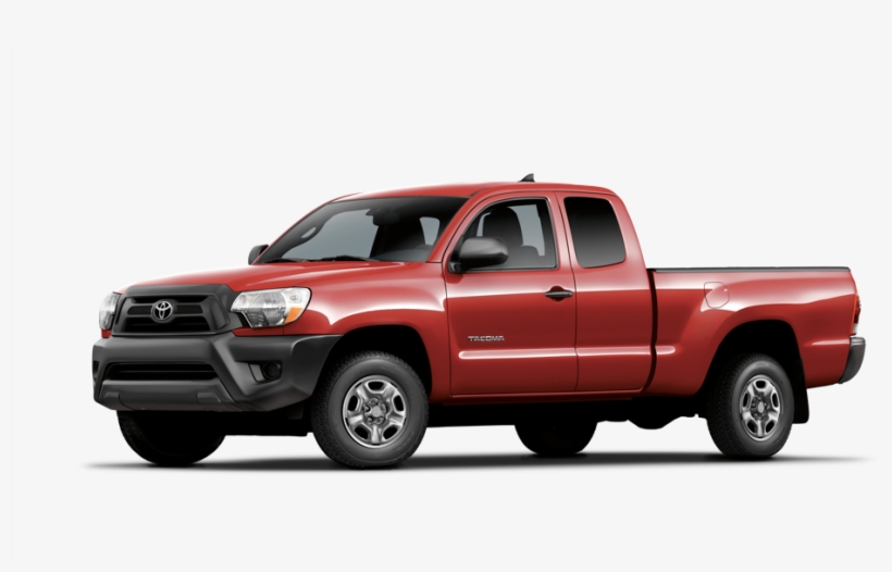 2015 Toyota Tacoma - Red Truck Transparent Background, transparent png download